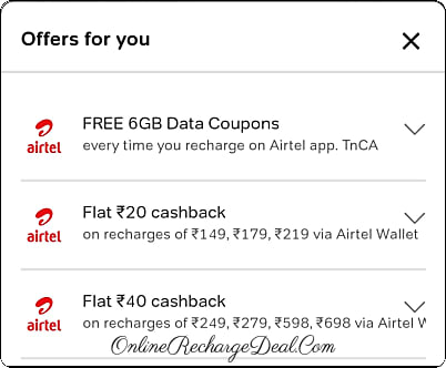 Get Cashback (Rs. 20/40) & Free Data Coupons, when you recharge your Airtel Prepaid mobile number with Airtel Thanks App